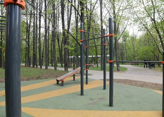 Воркаут зона в парк - Москва