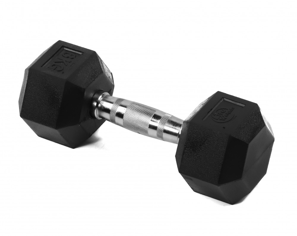 

Гантель гексагональная обрезиненная Lite Weights 3182LW, 6кг