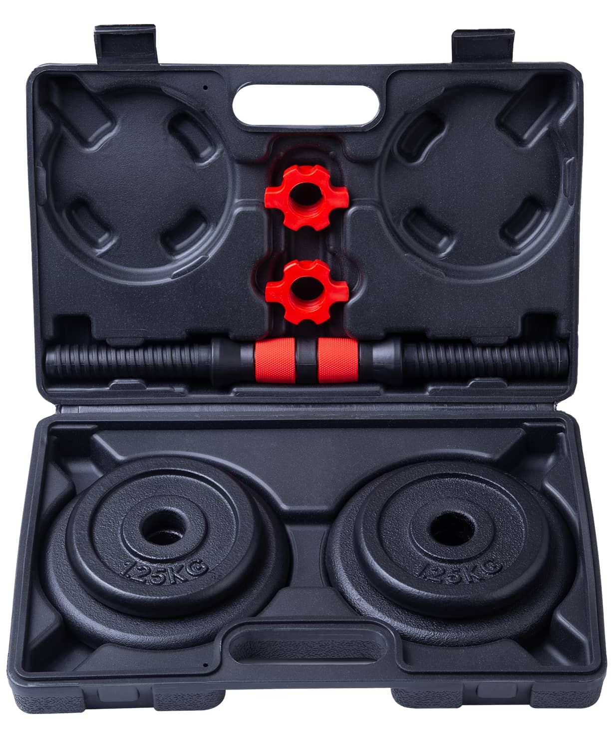 

Гантель разборная в чемодане Basefit DB-705 чугун/пластик, 7,5 кг, 1 шт