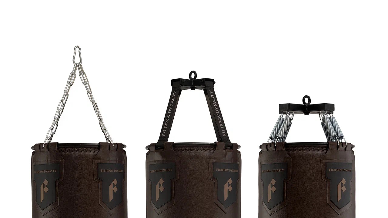 Боксёрский мешок FILIPPOV. КОЖА 130см/40см/58-60кг