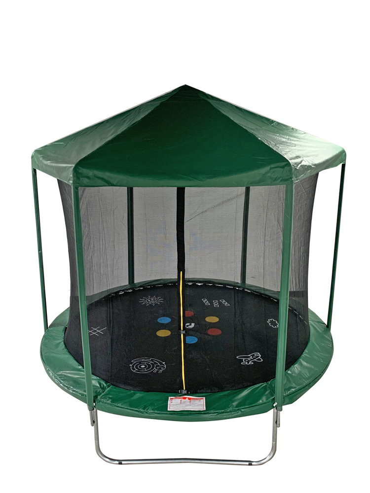 

Батут 6FT 1,83м HOME с принтом, защитной сеткой и крышей FR-30-6FT