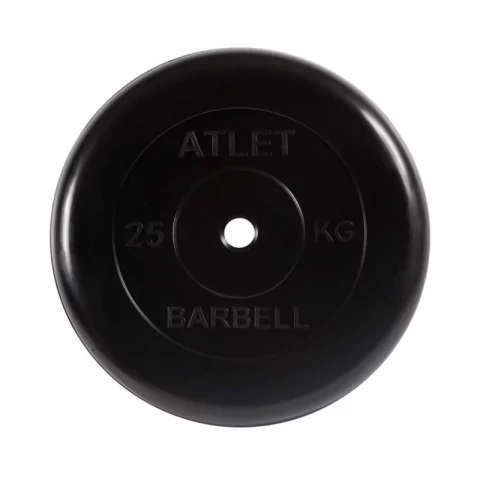 Диск обрезиненный Atlet, 25 кг...