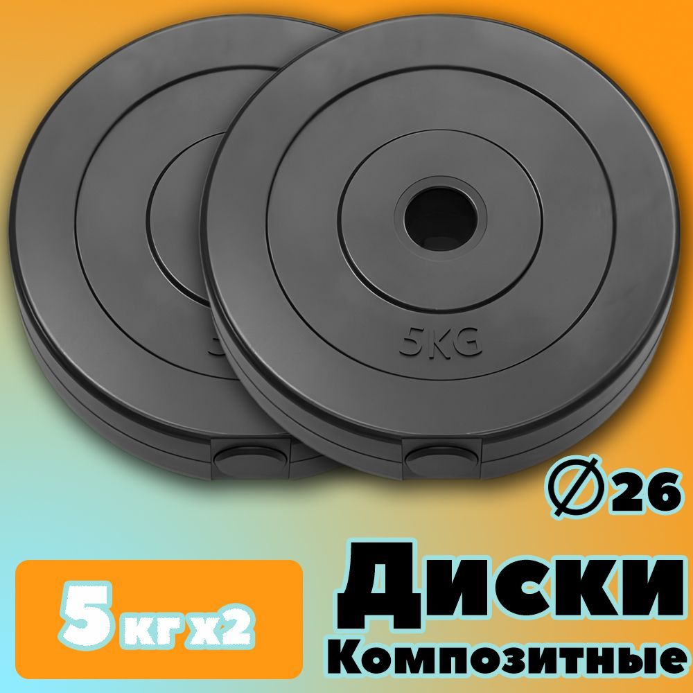 

Комплект Дисков PROFIGYM 5кг. / 2 шт.
