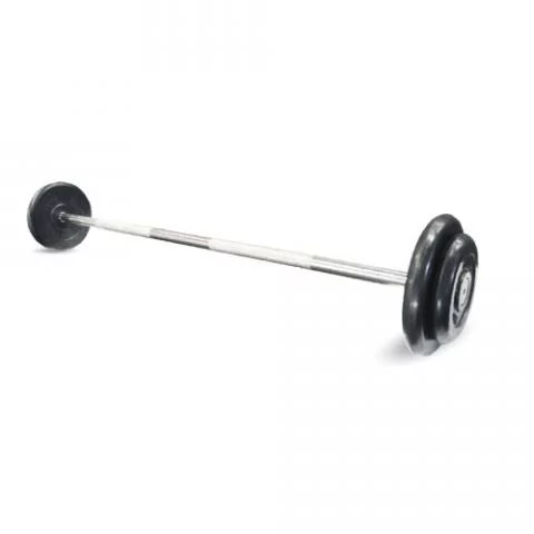 

Штанга неразборная с черными дисками MB Barbell MB-BarMW-B40