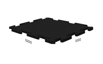 

Резиновая плитка Rubblex Standart Puzzle 1000x1000