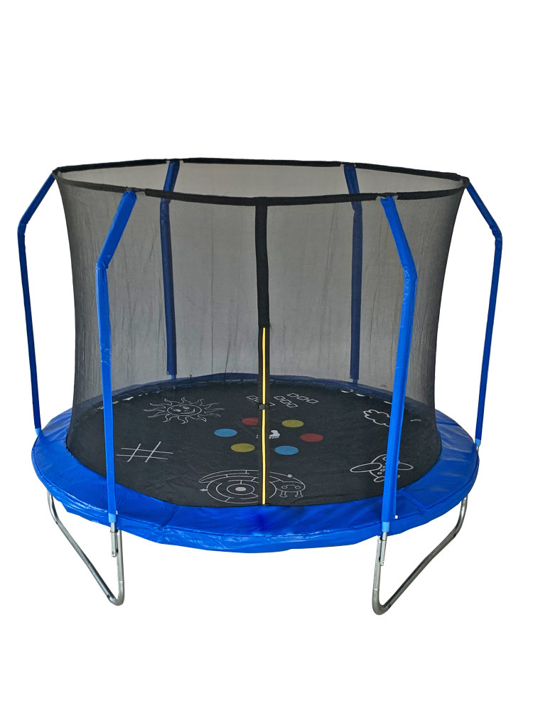 

Батут 8FT 2.44м GAME фиберглас с принтом, защитной сеткой внутрь FR-50-8FT
