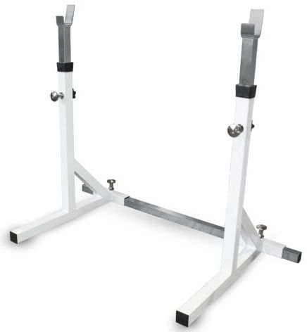 

СТОЙКА С ДВУМЯ ПОЗИЦИЯМИ ДЛЯ ШТАНГ (ПРОСТАЯ, НЕХРОМИРОВАННАЯ) MB BARBELL MB 2.19