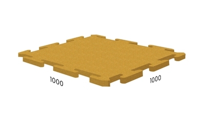 

Резиновая плитка Rubblex Sport Puzzle 1000x1000