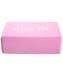 Блок для йоги STARFIT Core YB-200 EVA, 8 см, 115 гр, 22,5х15 см, розовый пастель