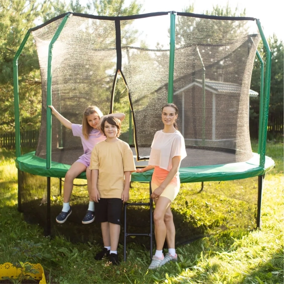 Батут с защитной сеткой 305 см каркасный - KedaJump Jumpinator 10FT