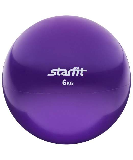 Медбол STARFIT GB-703, 6 кг, фиолетовый 1/2