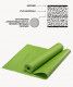 Коврик для йоги STARFIT FM-101 PVC 173x61x0,8 см, зеленый 1/12