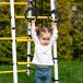 Детский спортивный комплекс для Дачи Romana Fitness-PRO с горкой 900 мм (Комплект №4)