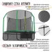 Батут с защитной сеткой 244 см каркасный - KedaJump Jumpinator 8FT