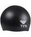 Шапочка для плавания TYR Wrinkle Free Junior Silicone Cap, силикон, черный (LCSJR/001)