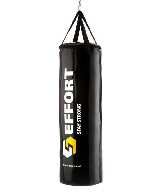 Мешок боксерский Effort E157, тент, 28 кг, черный