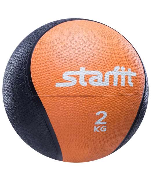Медбол STARFIT Pro GB-702, 2 кг, оранжевый 1/6