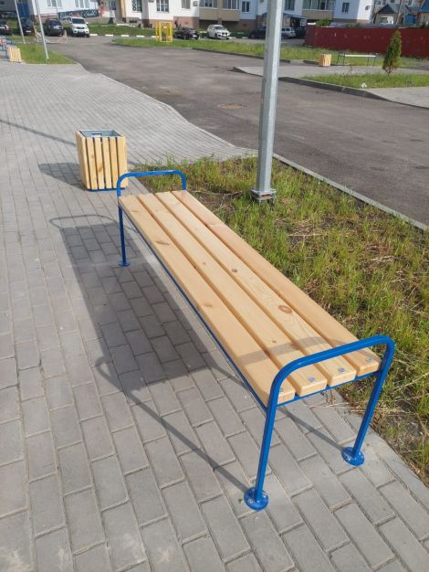 Лавка парковая 1,8 м без спинки