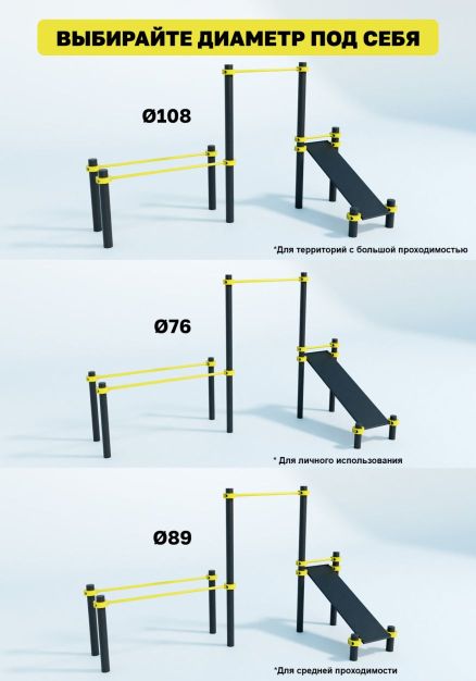 Спортивный комплекс для подготовки к сдаче норм ВФСК СВС-161-М