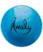 Мяч для х/г Amely AGB-301 15 см, синий/белый