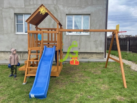 Детская площадка IgraGrad Крафт Pro 3 (скат 2,2)