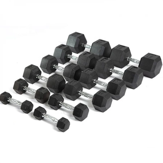 Гантельный ряд от 1 до 10 кг (10 пар) шаг 1 кг Gymmaster ANA-101