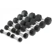 Гантельный ряд от 1 до 10 кг (10 пар) шаг 1 кг Gymmaster ANA-101