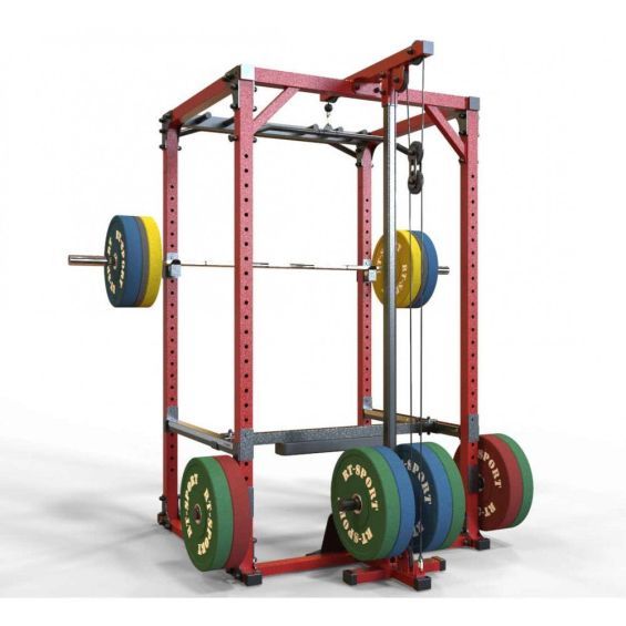Силовая рама Barfits PR-60R с турником + опция Верхняя-нижняя тяга (свободные веса)