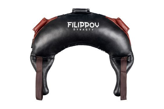 БОЛГАРСКИЙ ПЛЕЧЕВОЙ МЕШОК 17кг FILIPPOV. КОЖА