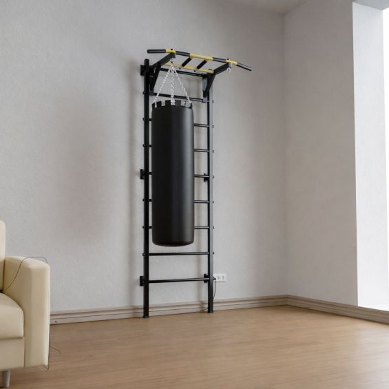 Шведская стенка с турником New Age GX1 (с опорой на пол) Premium line