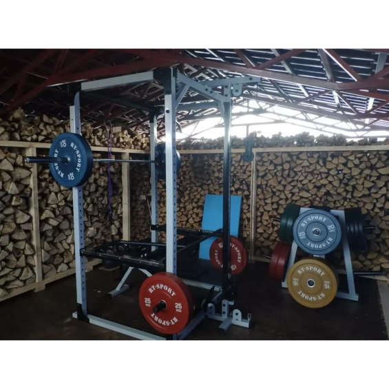 Силовая рама Barfits PR-60R с турником + опция Верхняя-нижняя тяга (свободные веса)