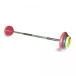Штанга неразборная с цветными дисками MB Barbell MB-BarMW-C12,5