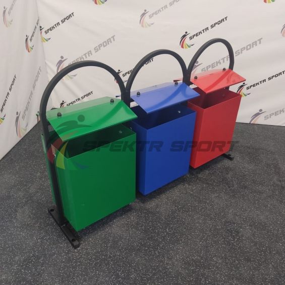 Урна трехсекционная 1200х300х800