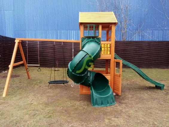 Детская площадка IgraGrad Клубный домик с трубой