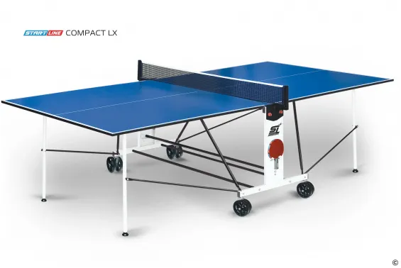 Стол теннисный Compact LX, синий