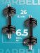 Гантели разборные MB Barbell MB-FdbM-At4 6.5кг 2шт