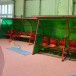 Кабинка для игроков и судей на 10 мест с мягким козырьком