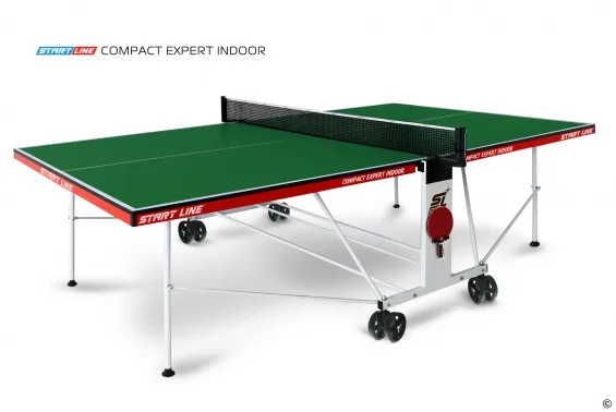 Стол теннисный Compact EXPERT, зелёный