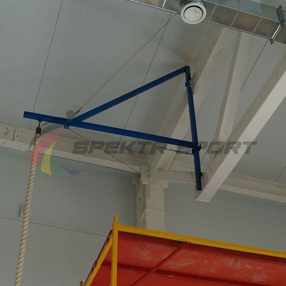 Консоль для каната с выступом 1500мм (1 снаряд) (с тросами) усиленная