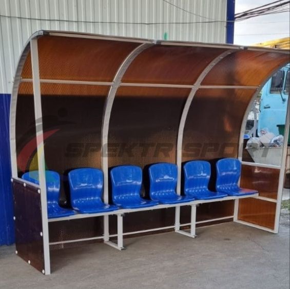 Кабинка для игроков и судей на 6 мест