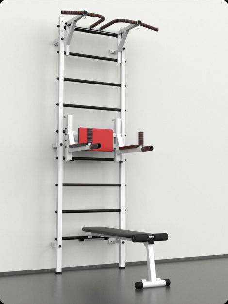 Шведская стенка "Профессиональный", Белый