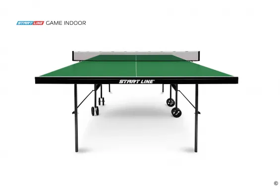 Стол теннисный Game с сеткой, зелёный