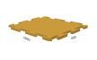 Резиновая плитка Rubblex Sport Puzzle 1000x1000